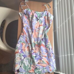 Floral Spaghetti Strap Dress